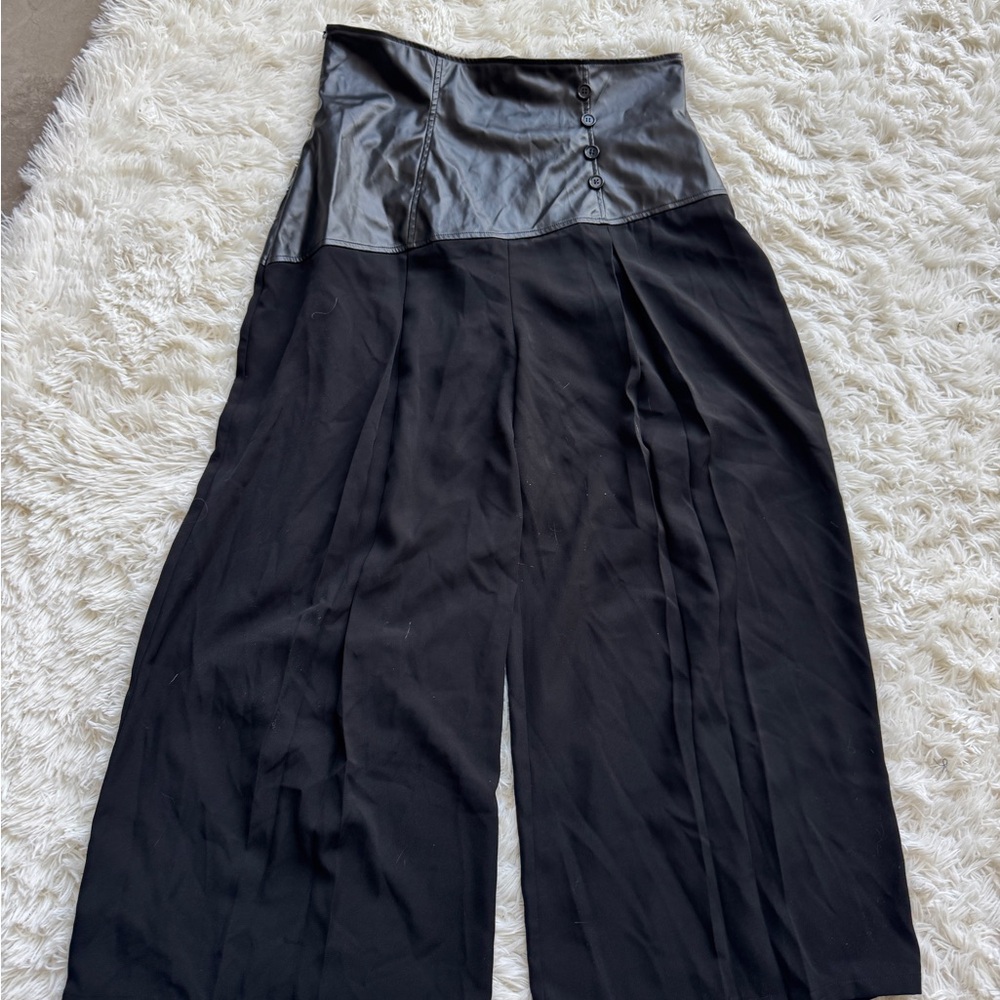 SHEIN Black Boot Cut Flare Pants